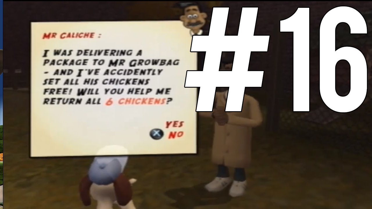 Wallace and Gromit: Curse of the Were Rabbit - Part 16 - Find Chickens! (No Commentary)