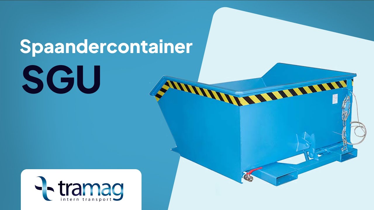 SGU Spaandercontainer - Vloeistof en vaste stof opvang | Tramag