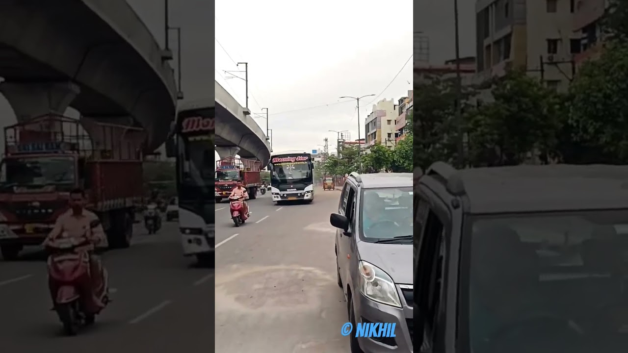 MORNING STAR TRAVELS SCANIA SLEEPER BUS❤️ #shortvideo #shorts #shortsfeed #scania #scaniabusesindia