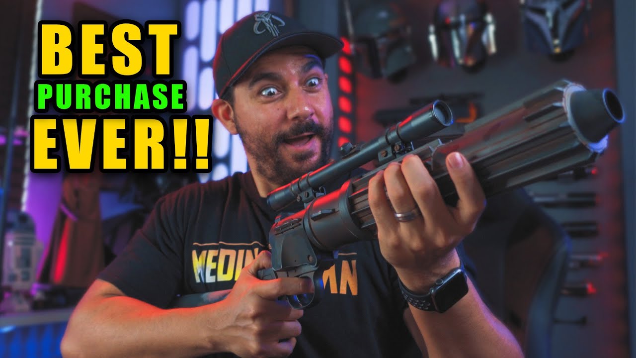 **VERY RARE** Boba Fett Blaster EE-3 Rifle By Master Replicas