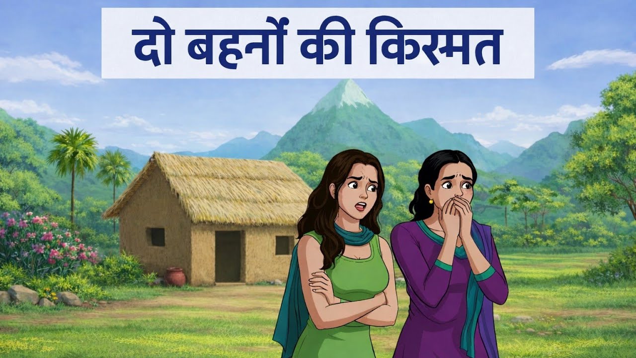 दो बहनों की किस्मत | Emotional Hindi Story | Mehnat aur Sacrifice ki Kahani
