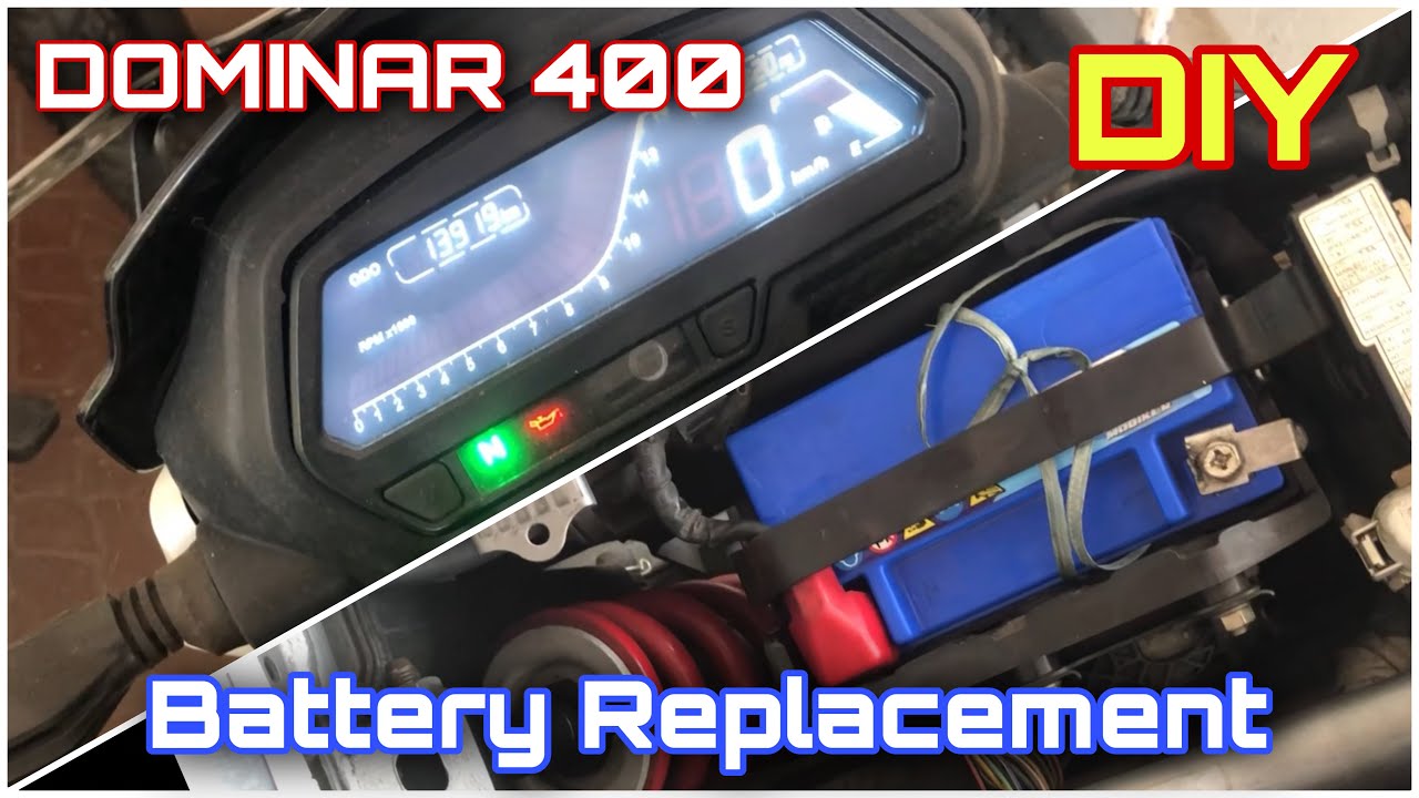 DOMINAR 400 | BATTERY REPLACEMENT | DIY VIDEO | Explained