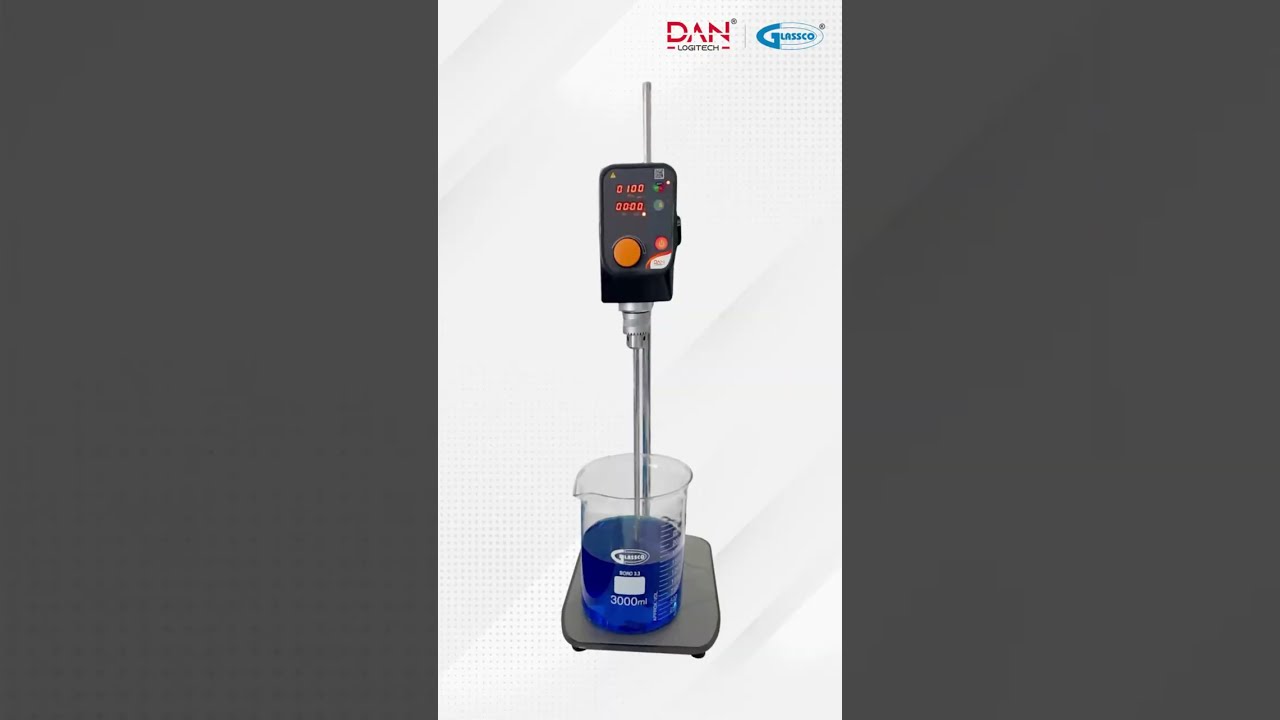 Unboxing and First Impressions: Digital Overhead Stirrer for Chemical Mixing| Glassco | Dan Logitech
