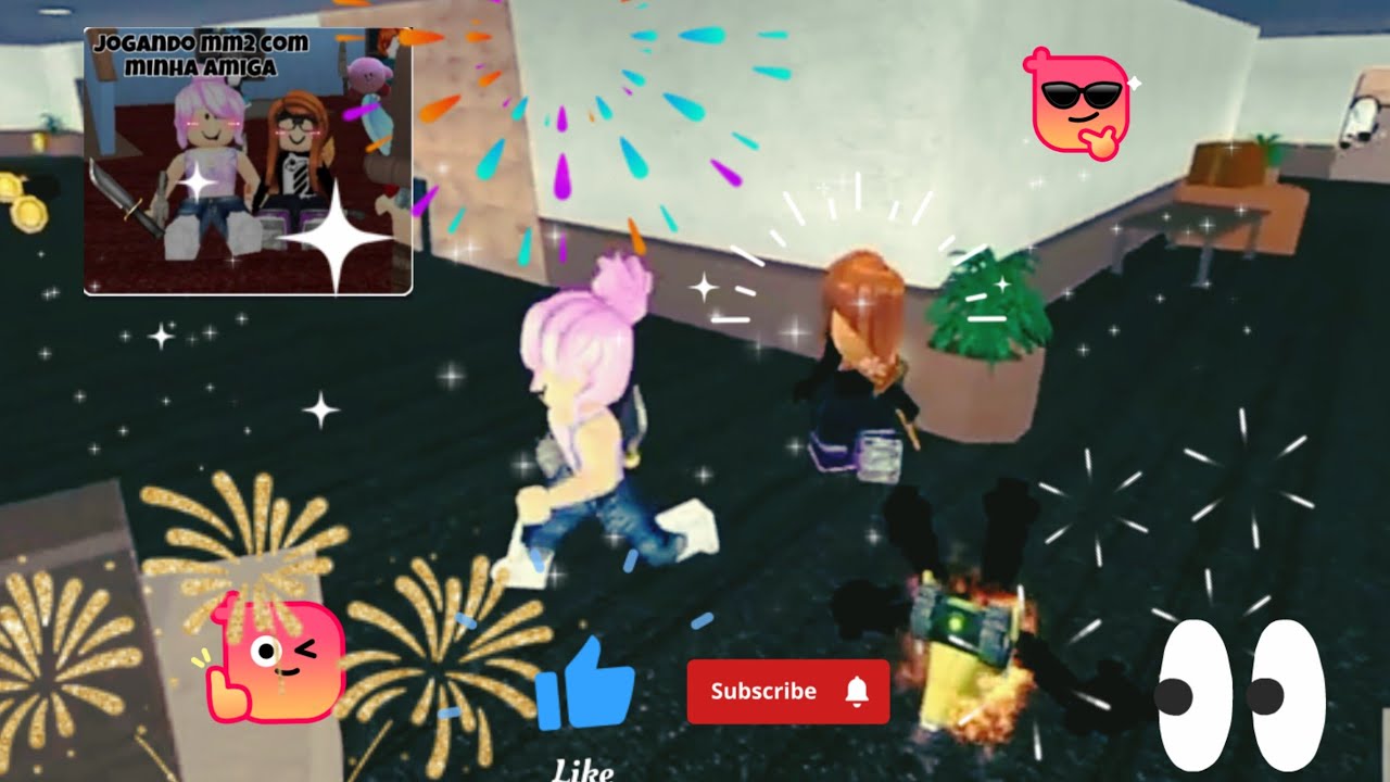 ✨ Jogando MM2 com minha Amiga✨