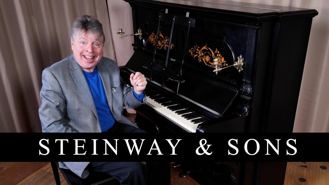 Steinway Hand Inlay Professional Upright Piano For Sale