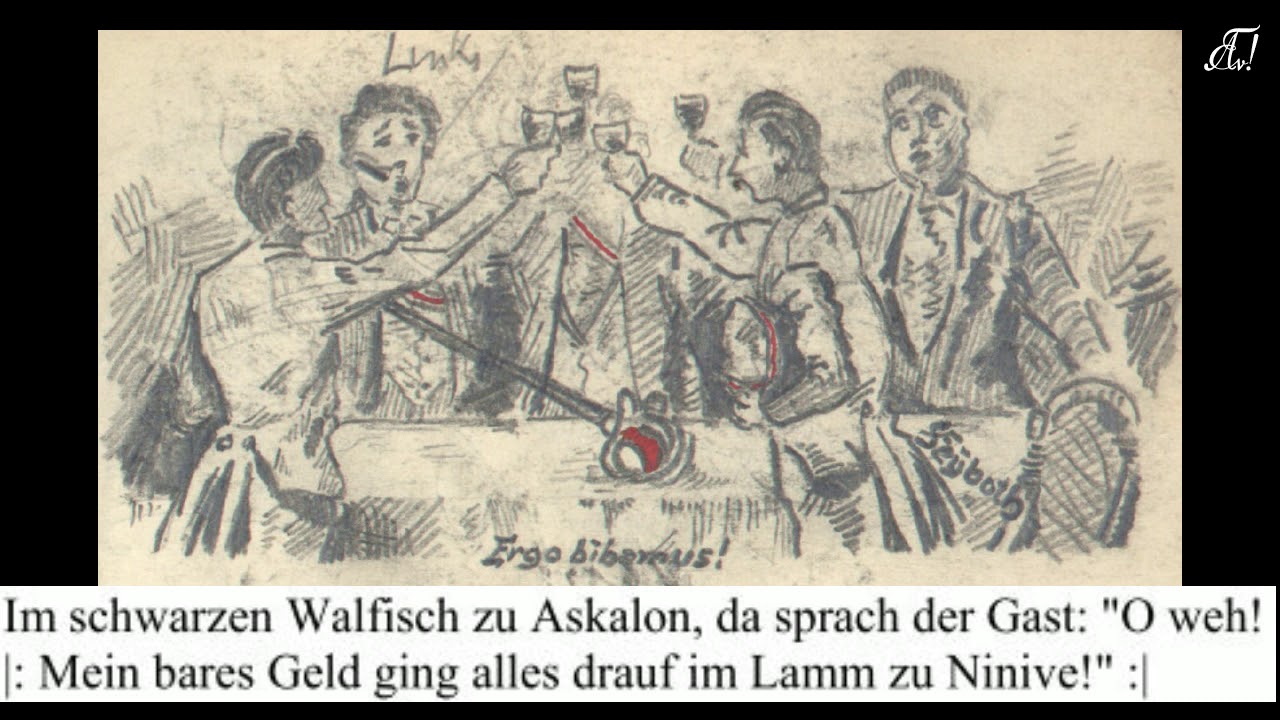 Im schwarzen Walfisch zu Askalon (mit Text)