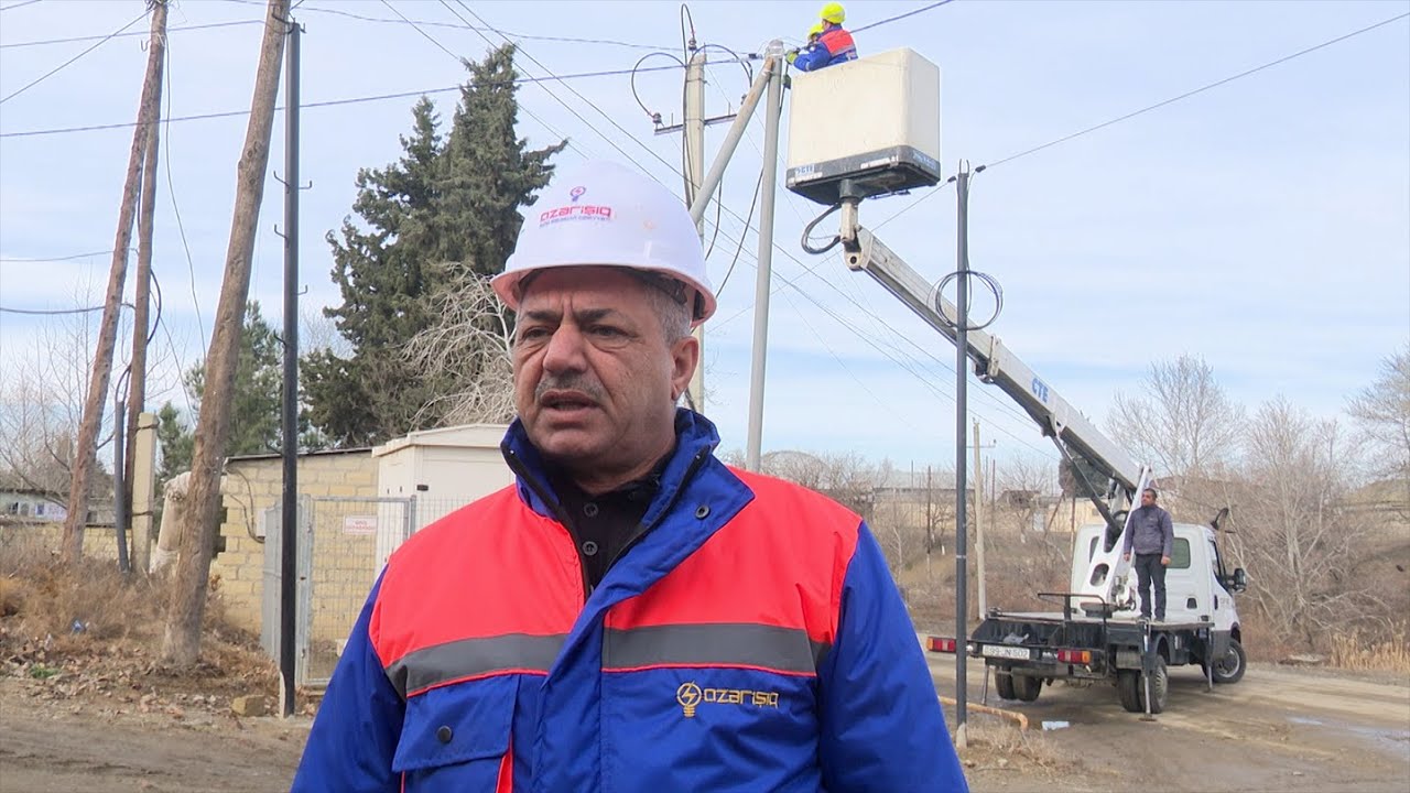 “Azərişıq” ASC Samuxda yenidənqurma işlərini davam etdirir.