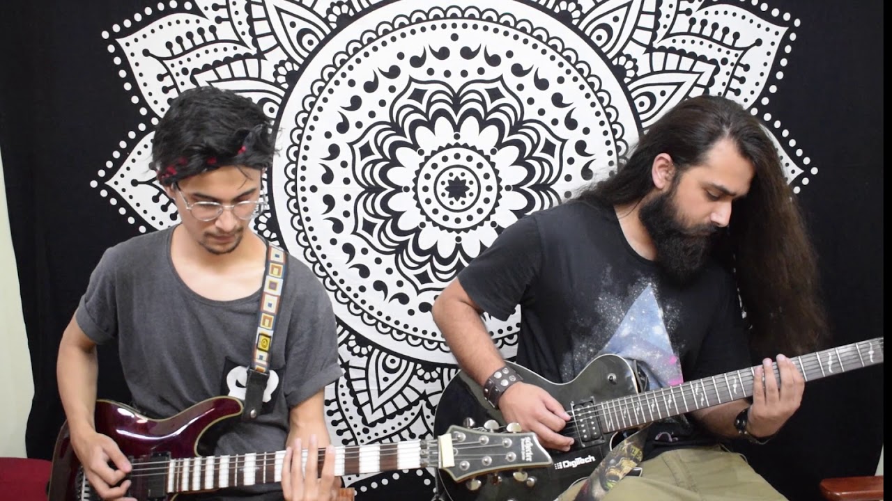 Mark Morton - Cross off ft. Chester Bennigton | Full Dual Guitar Runthrough