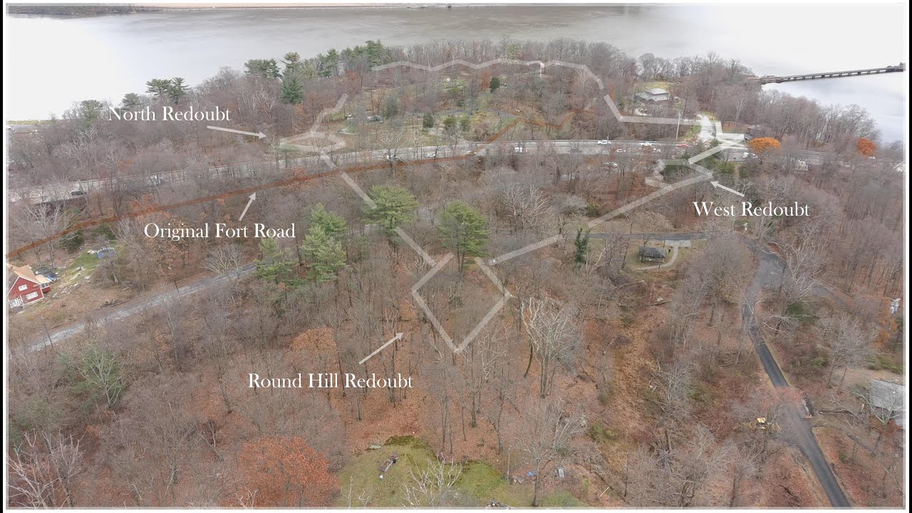 Fort Montgomery Drone footage - From Round Hill Redoubt to the Grand Battery