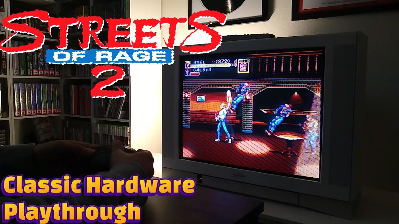 Streets of Rage 2 - Sega Genesis - Toshiba 24AF44 | Classic Hardware | Complete Playthrough
