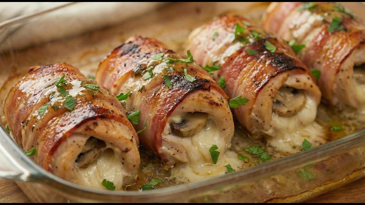 Why does NO ONE know this recipe?! It's SO delicious, I make it EVERY weekend! 🍗🥓