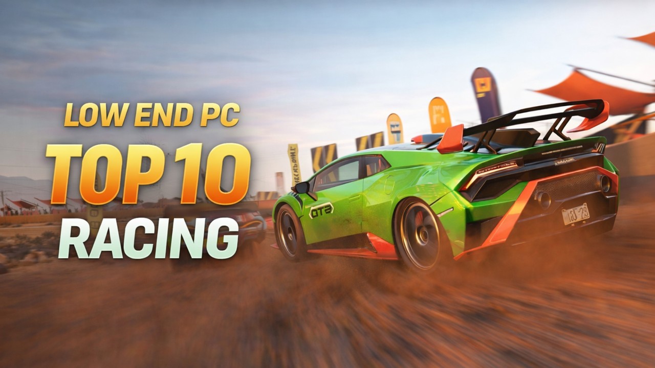 Top 10 UNDERRATED Low End PC RACING Games | 2026 | Arcade and Sim