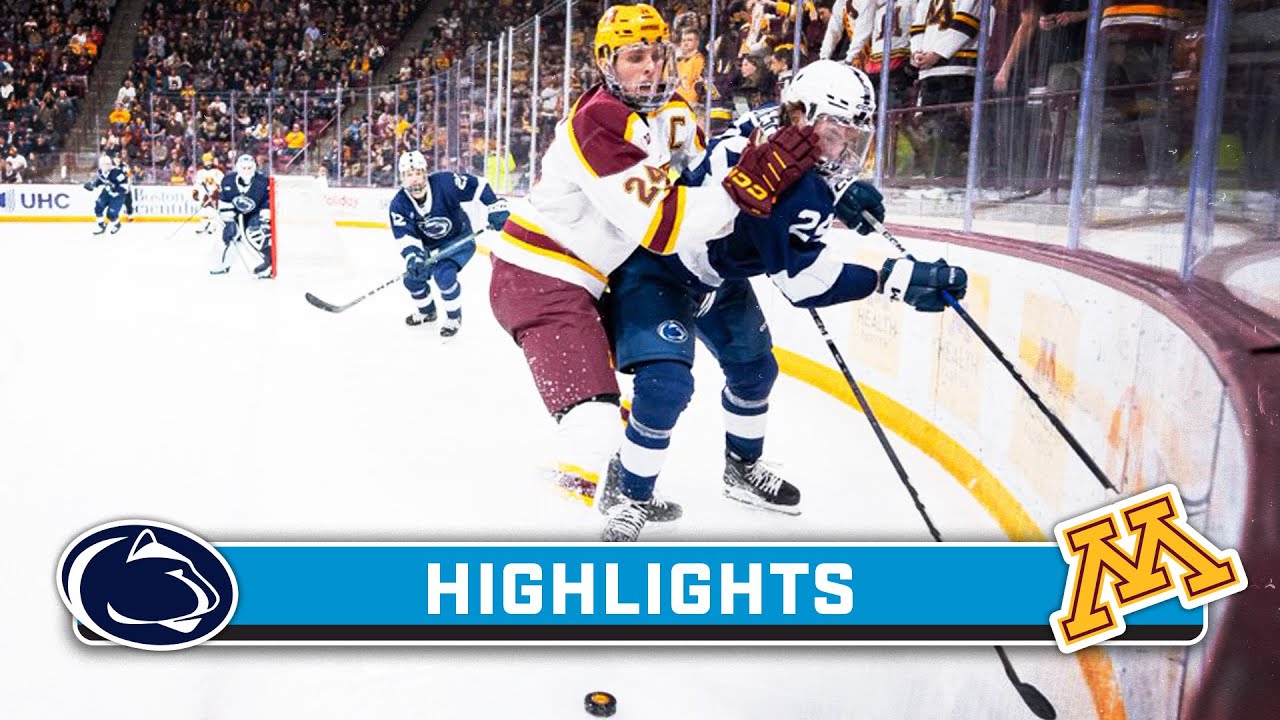 Penn State at Minnesota | Highlights | Big Ten Hockey | Feb. 10, 2024