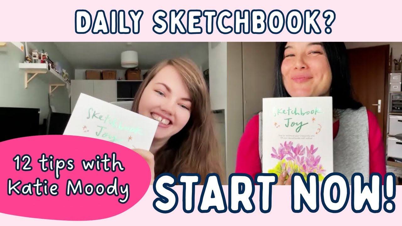 🥳 HOW TO Make art EVERY DAY! 🎨12 tips from Katie and Keiko (+ Sketchbook Joy Flip-Through!)