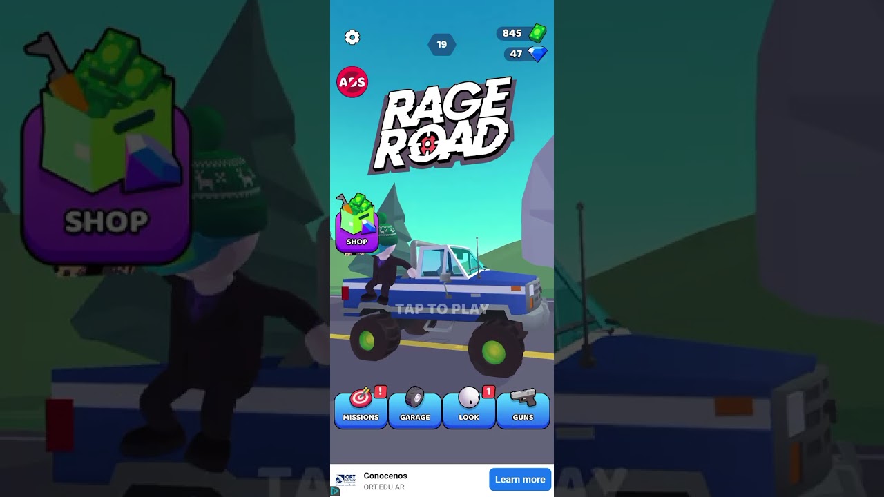 Jugando rage road mí primer video
