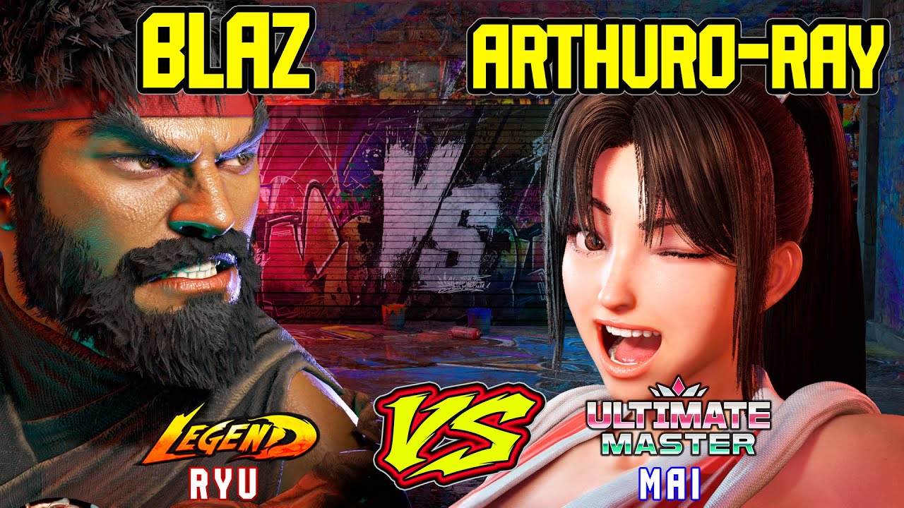 SF6 Blaz (Ryu)VS Arthuro-Ray (Mai)💥Messatsu💥