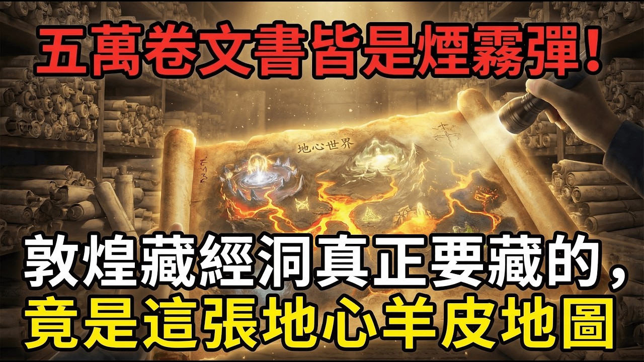 敦煌藏經洞驚天祕密！封藏從非避戰亂，竟藏通往地心世界的地門