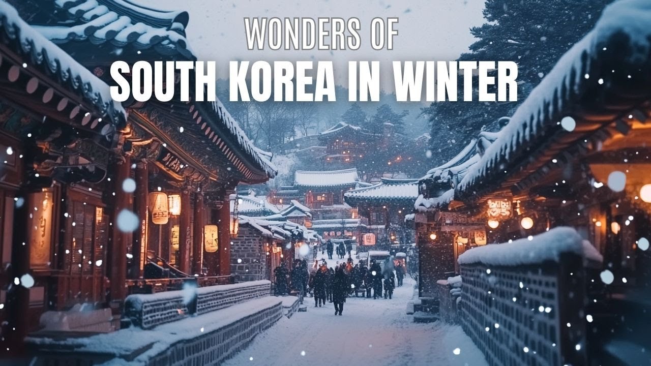 Most unique places of South Korea in WINTER | 4k Travel Video