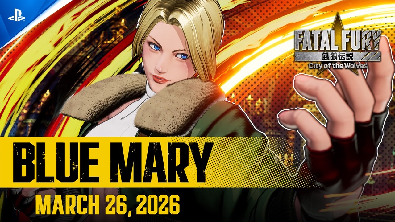 Fatal Fury: City of the Wolves - Blue Mary Character Trailer | PS5 & PS4 Games