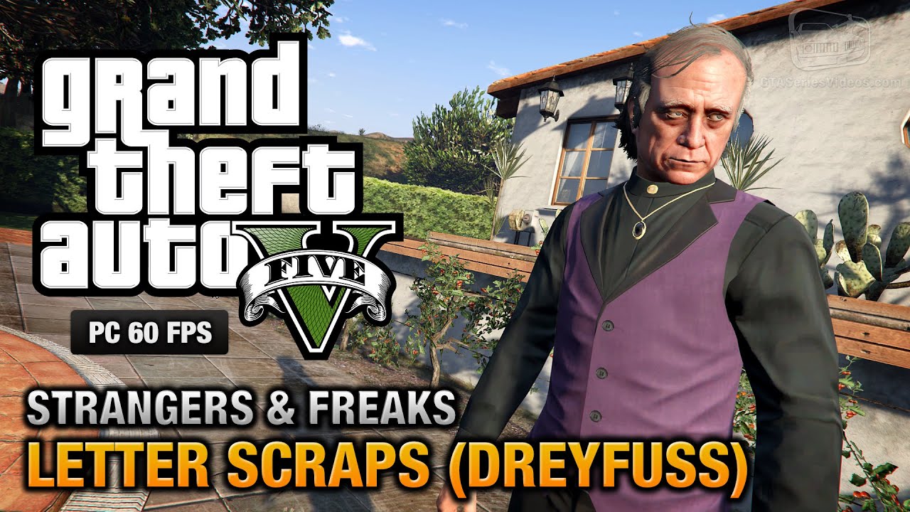 GTA 5 PC - Letter Scraps Location Guide (Dreyfuss) [100% Gold Medal Walkthrough]