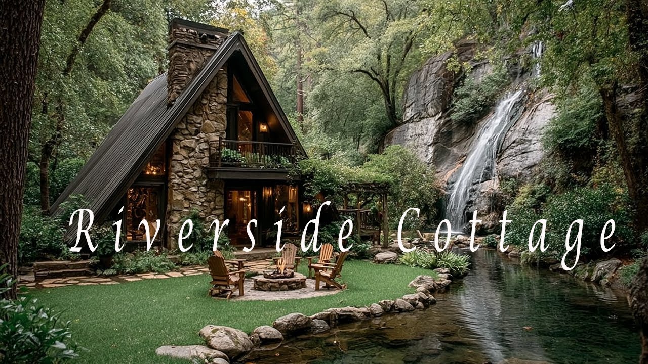Nature’s Healing Riverside Cottage – Peaceful Meditation Music – Mystical Ambience for Inner Peace