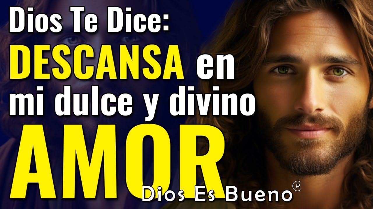 Dios te habla y te dice hoy:  te amo,  recibe paz, descansa en este amor tan hermoso. #DiosEsBueno