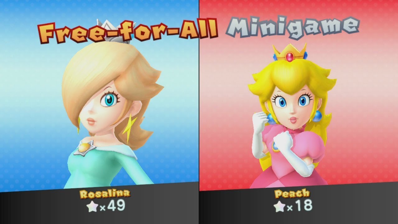 Mario Party 10 - Rosalina vs. Peach - Mushroom Park