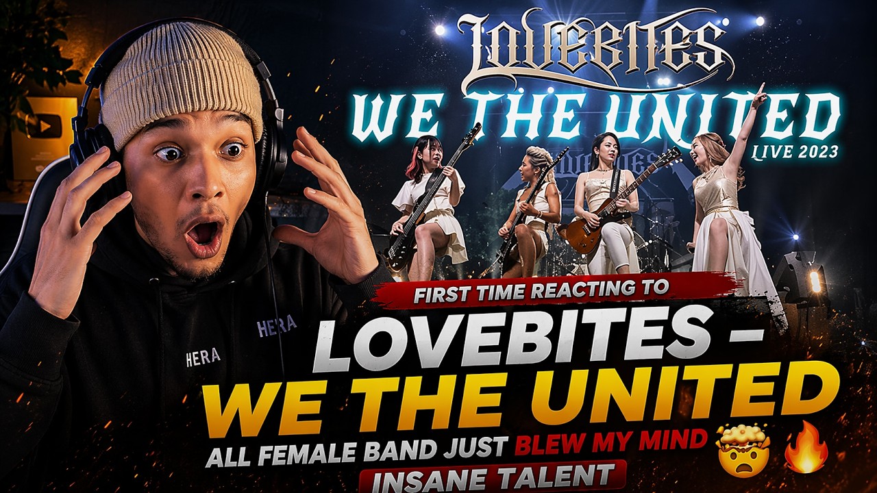 FIRST TIME REACTING to LOVEBITES &ndash; We The United ALL FEMALE Band Just Blew My Mind 🤯🔥 INSANE Talent