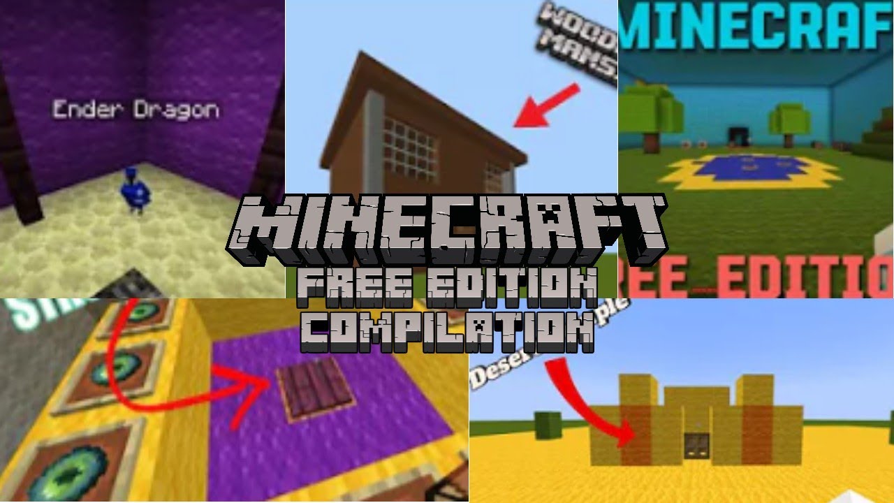 Minecraft Free Edition All Episodes Part 1-5 | Compilation
