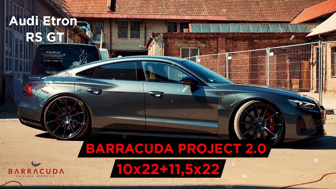 Extrem leicht Barracuda Project 2.0 Felge auf dem Etron RS GT von Audi 
