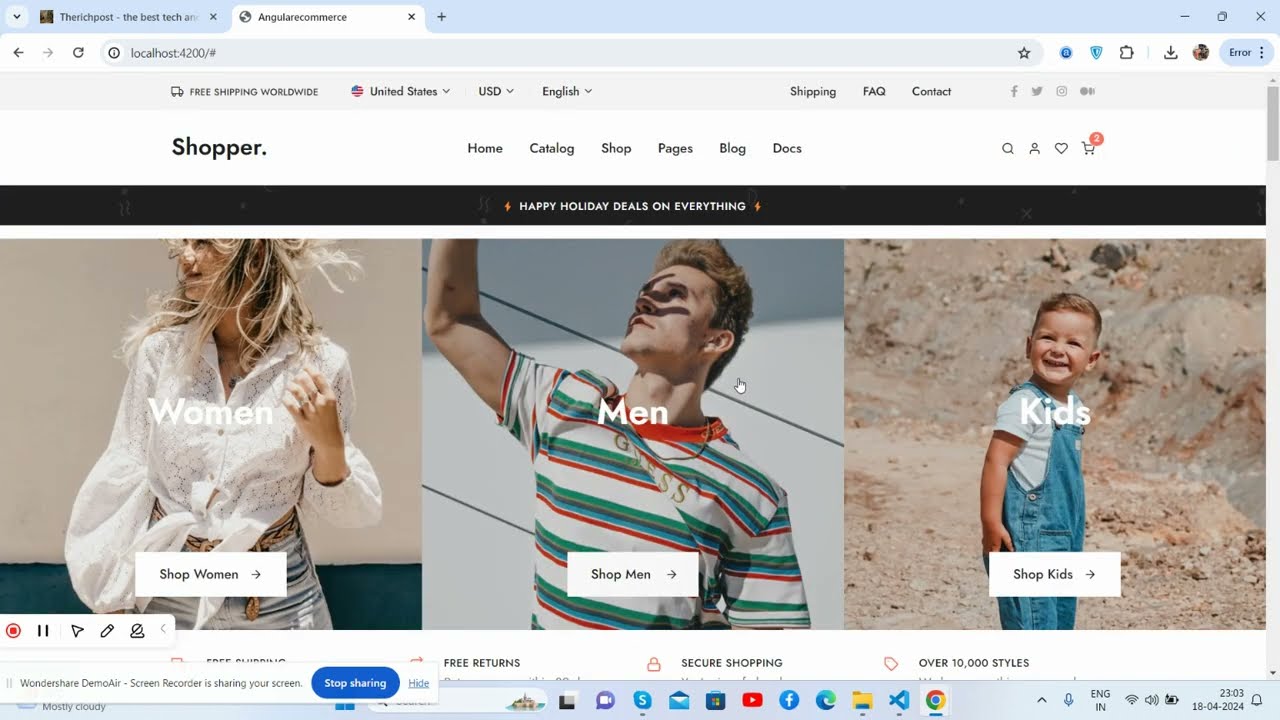 Shopper Angular 17 &ndash; Multipurpose E-Commerce Free Template