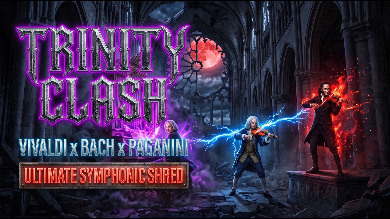 TRINITY CLASH: Vivaldi x Bach x Paganini &ndash; Neoclassical Symphonic Shred | Epic Battle Focus Mix