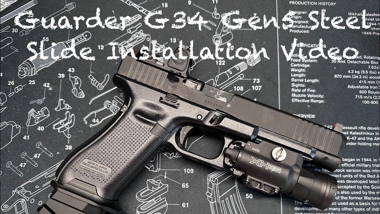 Guarder G34 gen5 steel slide installation