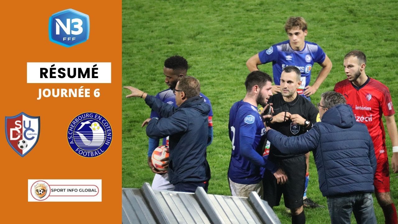 Résumé National 3 J06 : Une victoire incroyable de l'AS CHERBOURG face à  SU DIVES CARBOURG
