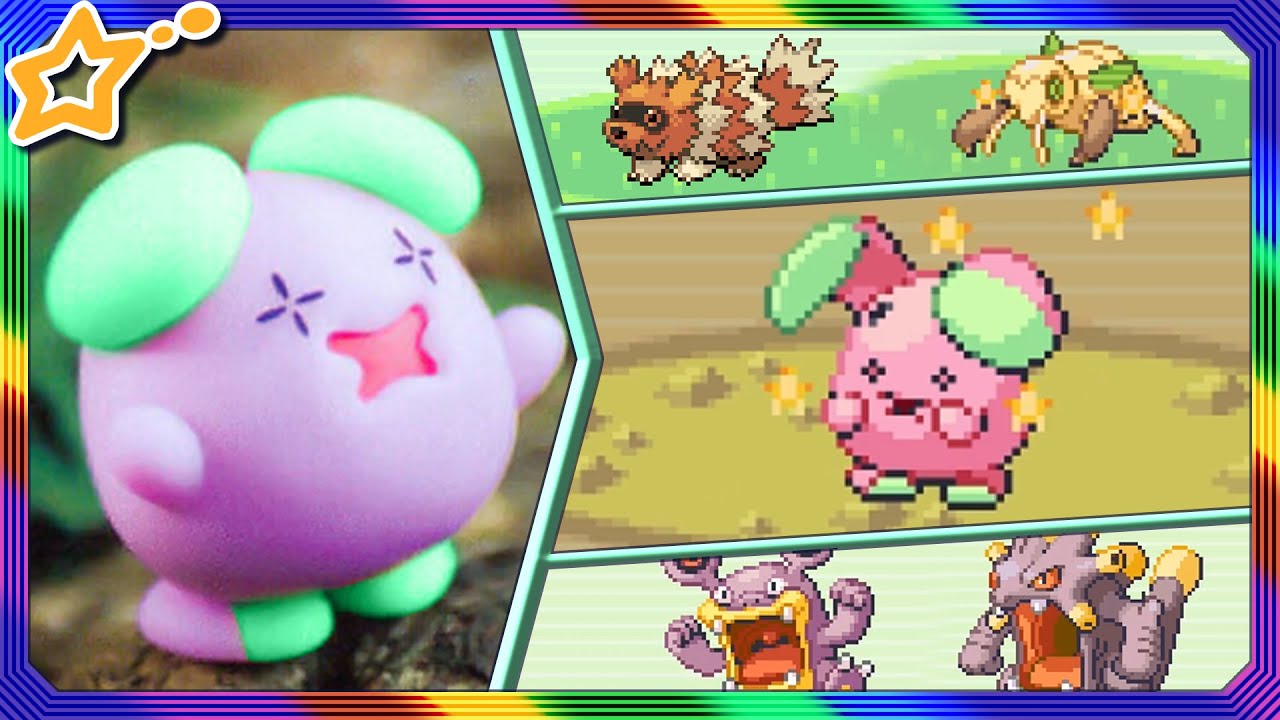 Live shiny Whismur (+ Phases & Evos) on Pokemon Sapphire after 7,245 RE's!