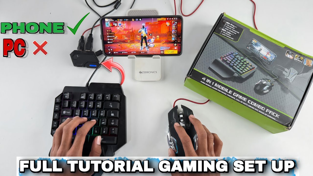 Keyboard and mouse ko connect krke phone ko pc ki tarah use kare full tutorial in phone