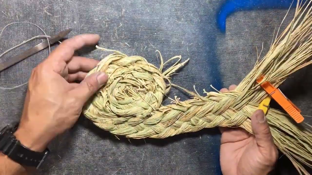 Aprende a espartear en 21 días - Lección 11 - Cosido de la pleita