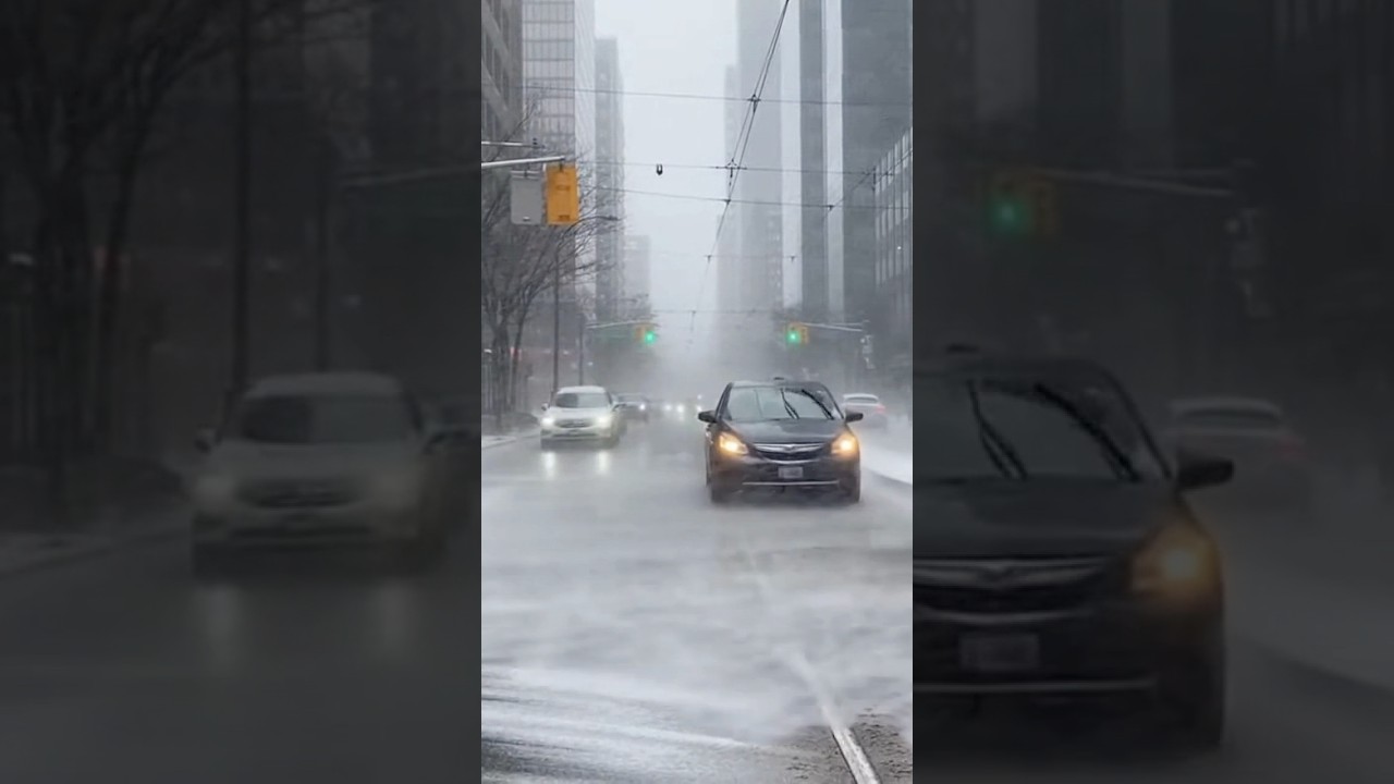 Snow Squall Hits Toronto ❄️ | Winter Weather Update
