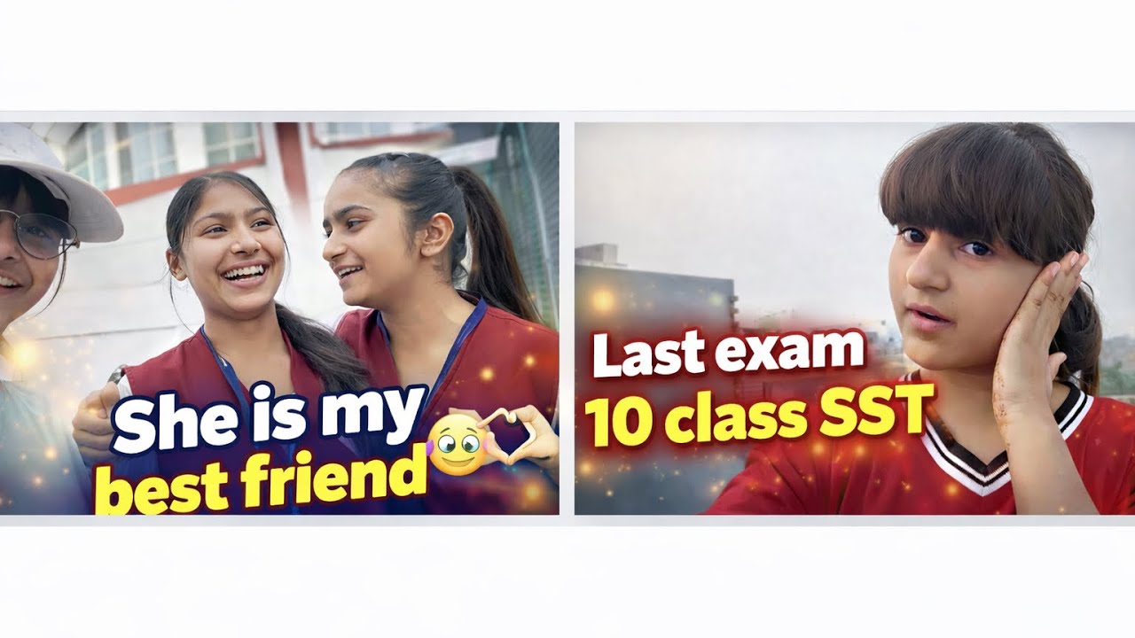 Last exam 😝 10 class CBSE board exams         ( my best friend ) #isharathi #vlog 
