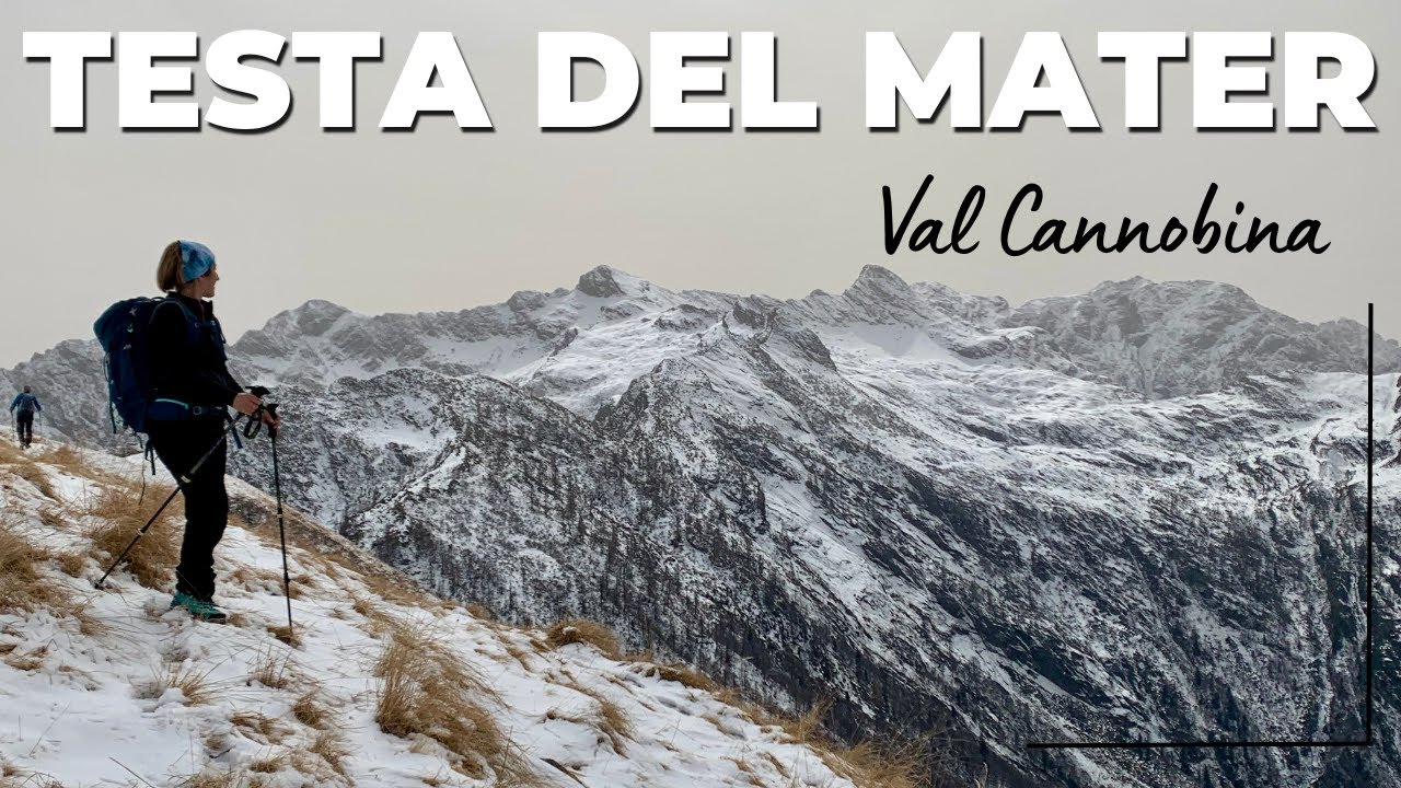 LA CIMA E TESTA DEL MATER. Anello da Finero alla Forcola, tra val Cannobina e Val Loana.