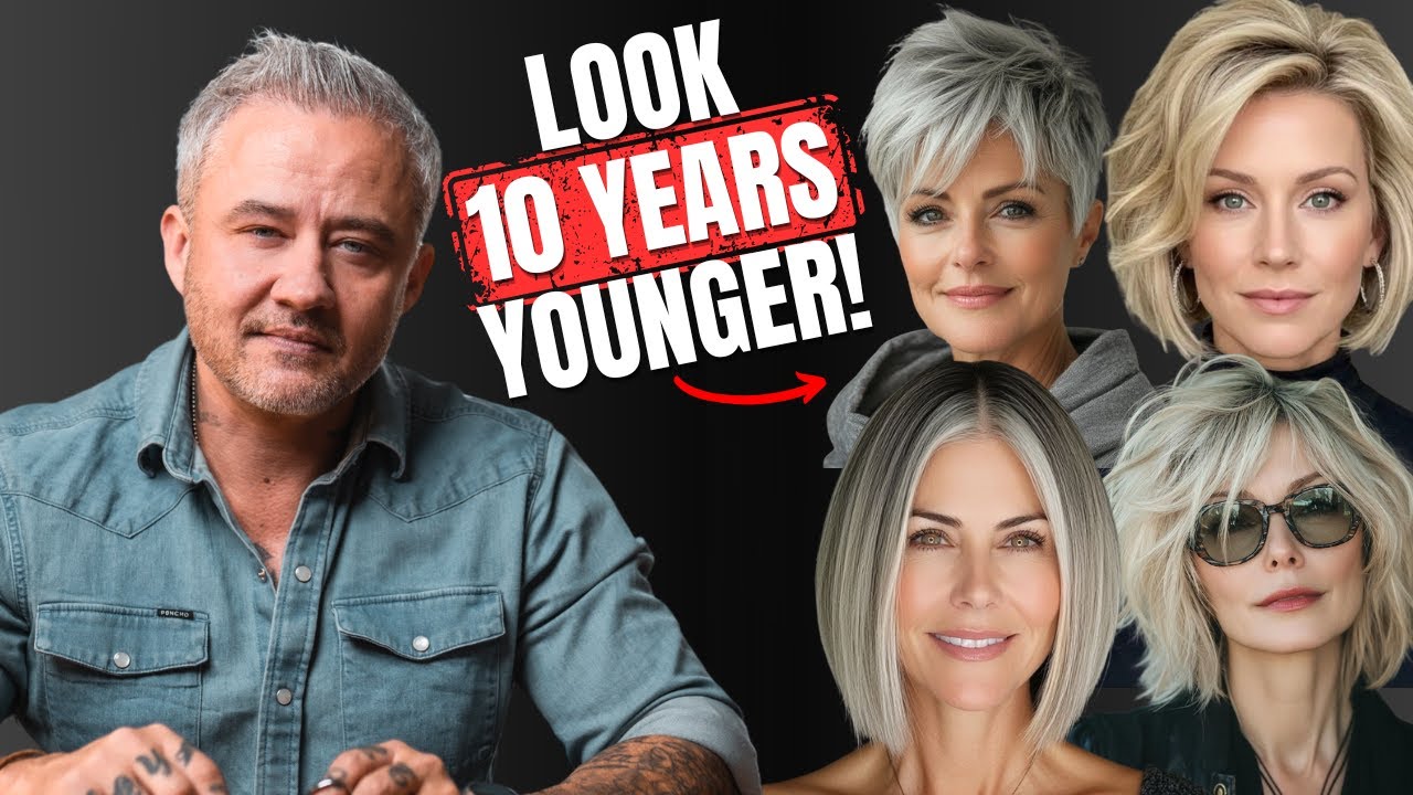 Look 10 YEARS YOUNGER Instantly:  Medium/Short Haircuts