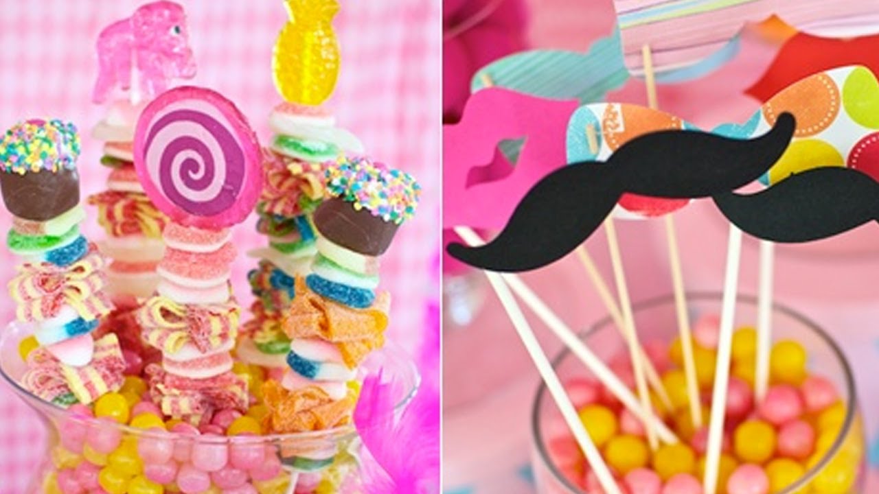 ¿Cómo hacer arreglos de mesas con dulces? / How to arrange tables with candy?
