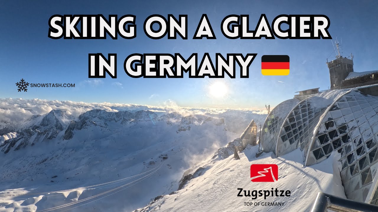 Skiing at Zugspitze - Garmisch Partenkirchen, Germany 🇩🇪