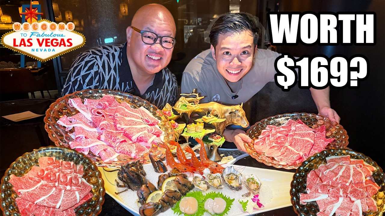 NEW Most Expensive Buffet in Las Vegas $169 Unlimited Lobster & Wagyu!