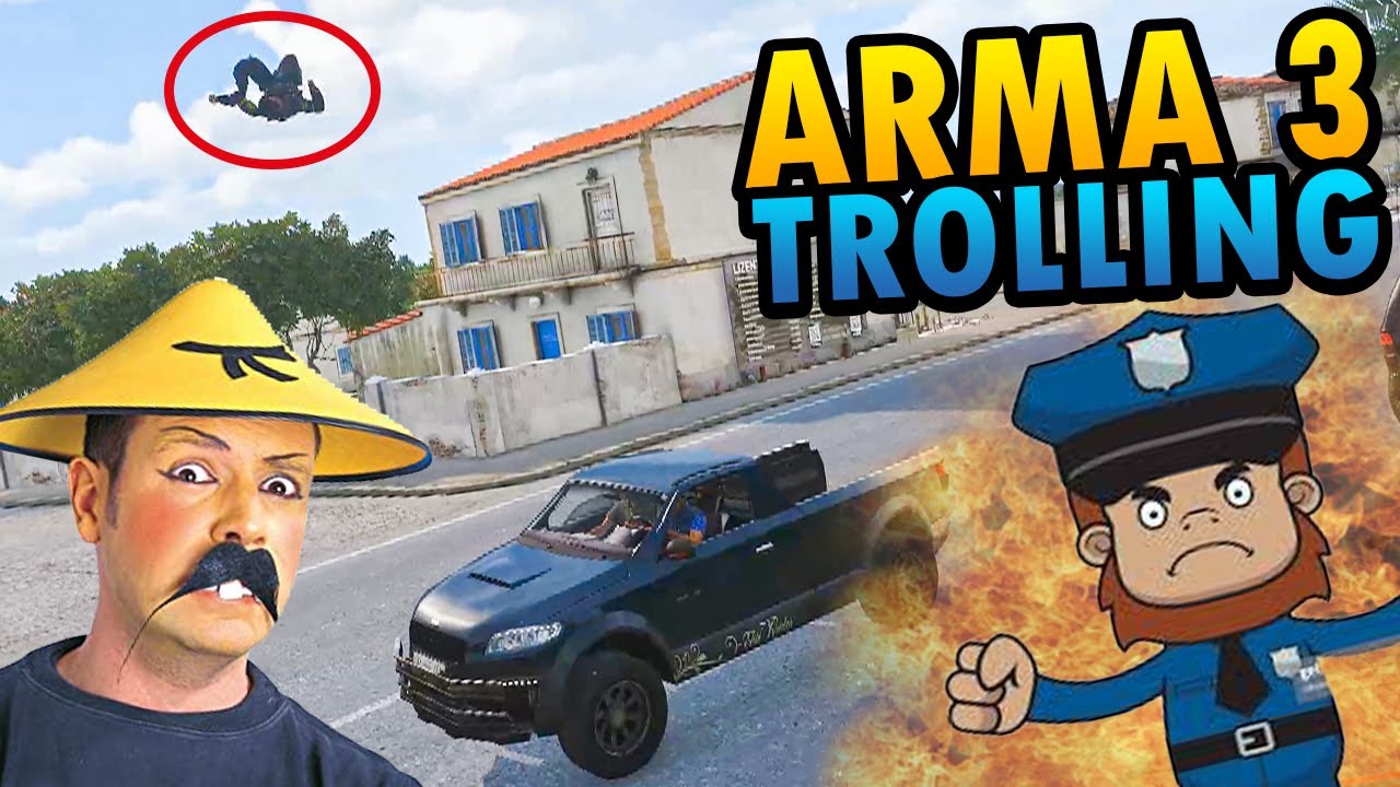 Arma 3 Altis Life Trolling - CHINESE trollt POLIZEI! - Deutsch
