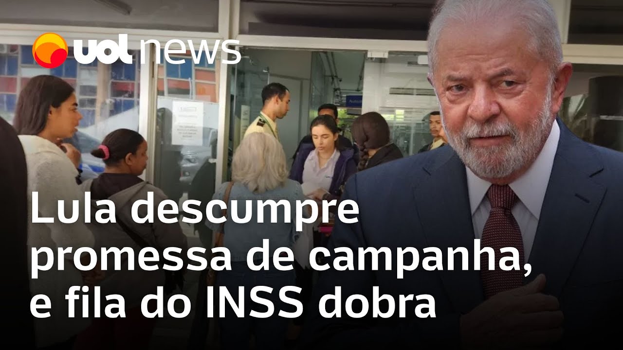 Lula descumpre promessa de campanha de zerar fila do INSS, e lista de espera dobra no atual governo