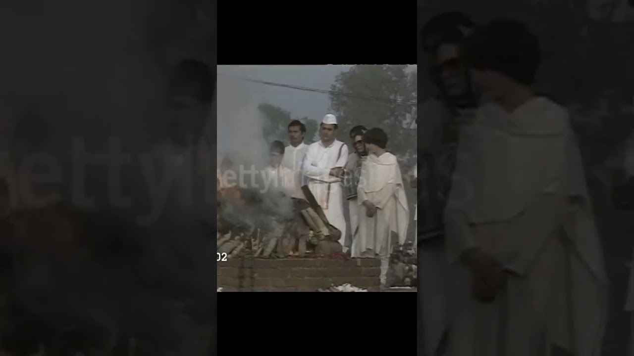 Smt. Indira Gandhi Ji's funeral
