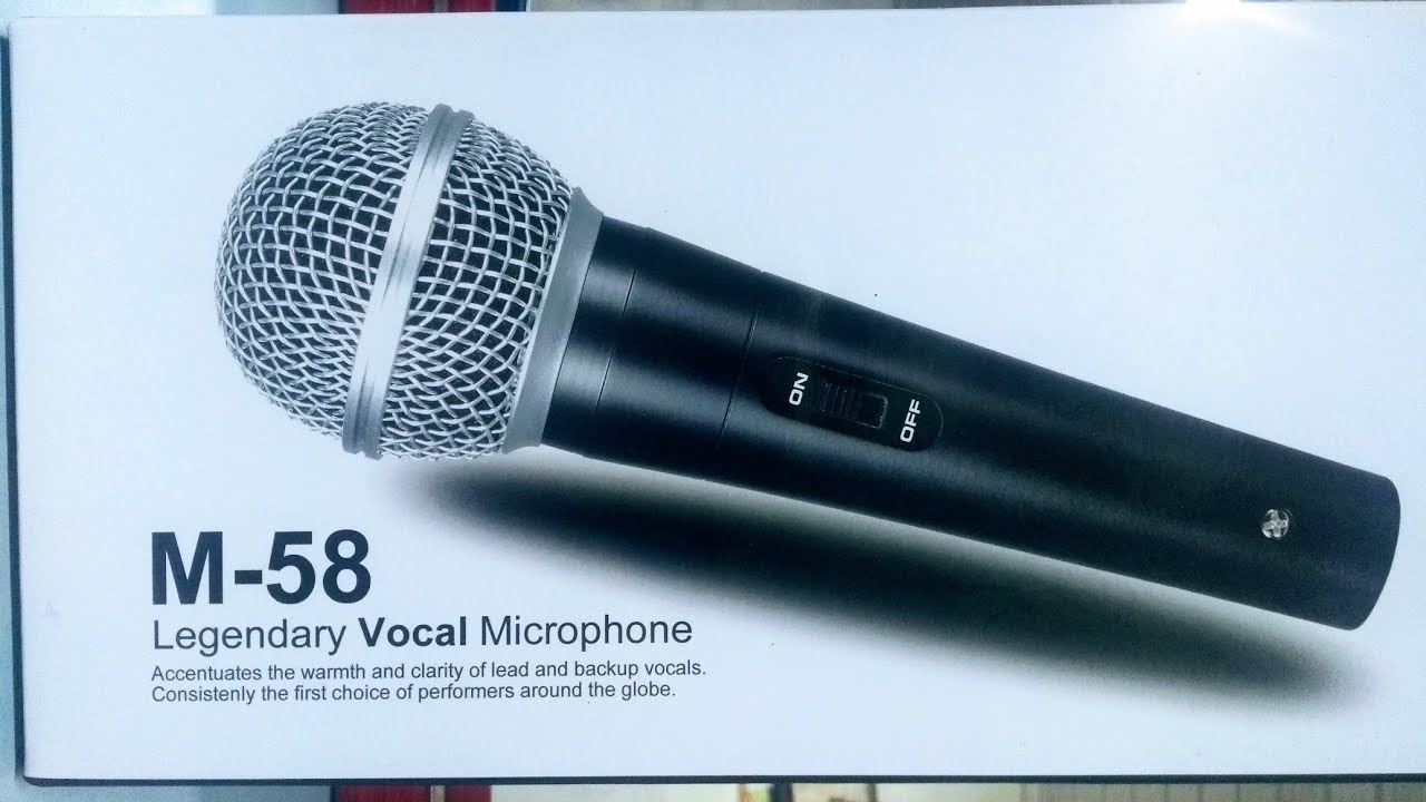 Review Microfone M58 Genérico do modelo SM 58 link na descrição