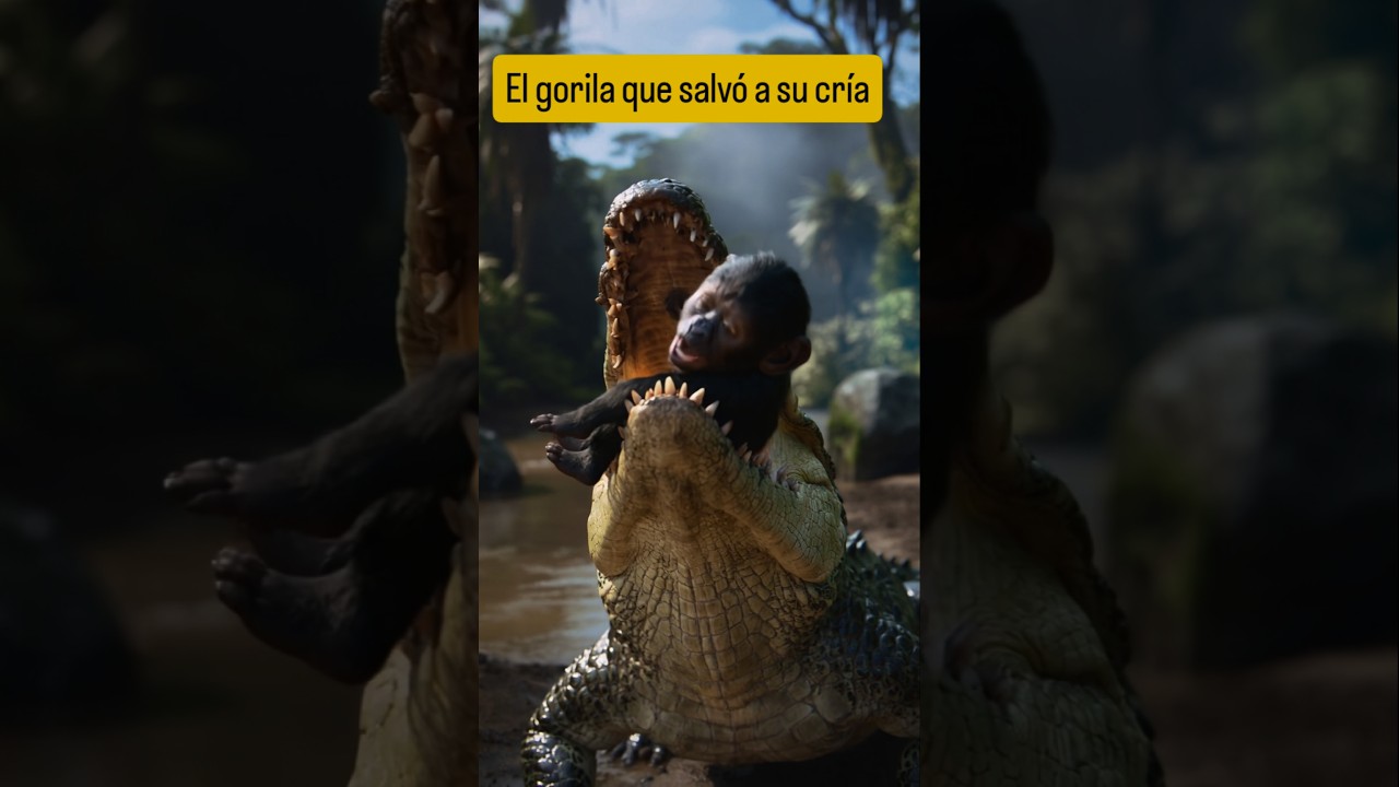#Gorila #PadreGorila #RescateAnimal #AmorAnimal #NaturalezaSalvaje
