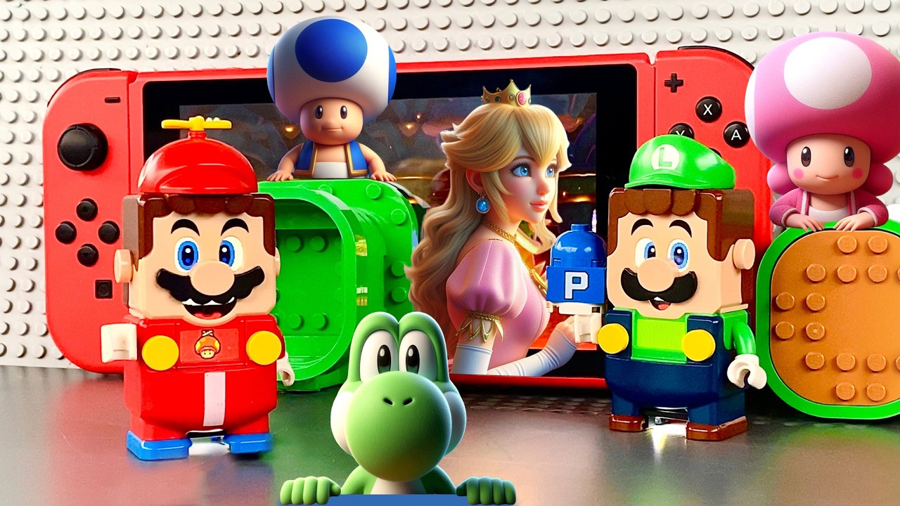 Best of Lego Super Mario and Nintendo Switch Adventures! #legomario